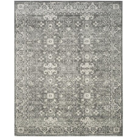 Safavieh Evoke Power Loomed Rectangle Area Rug, Grey and Ivory - 12 x 18 ft. EVK270S-1218